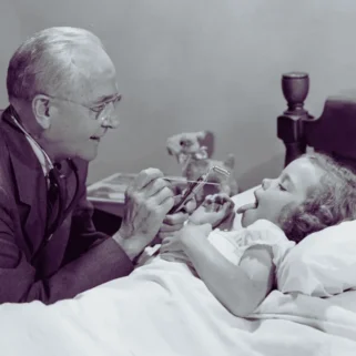IWQ Doctor and child